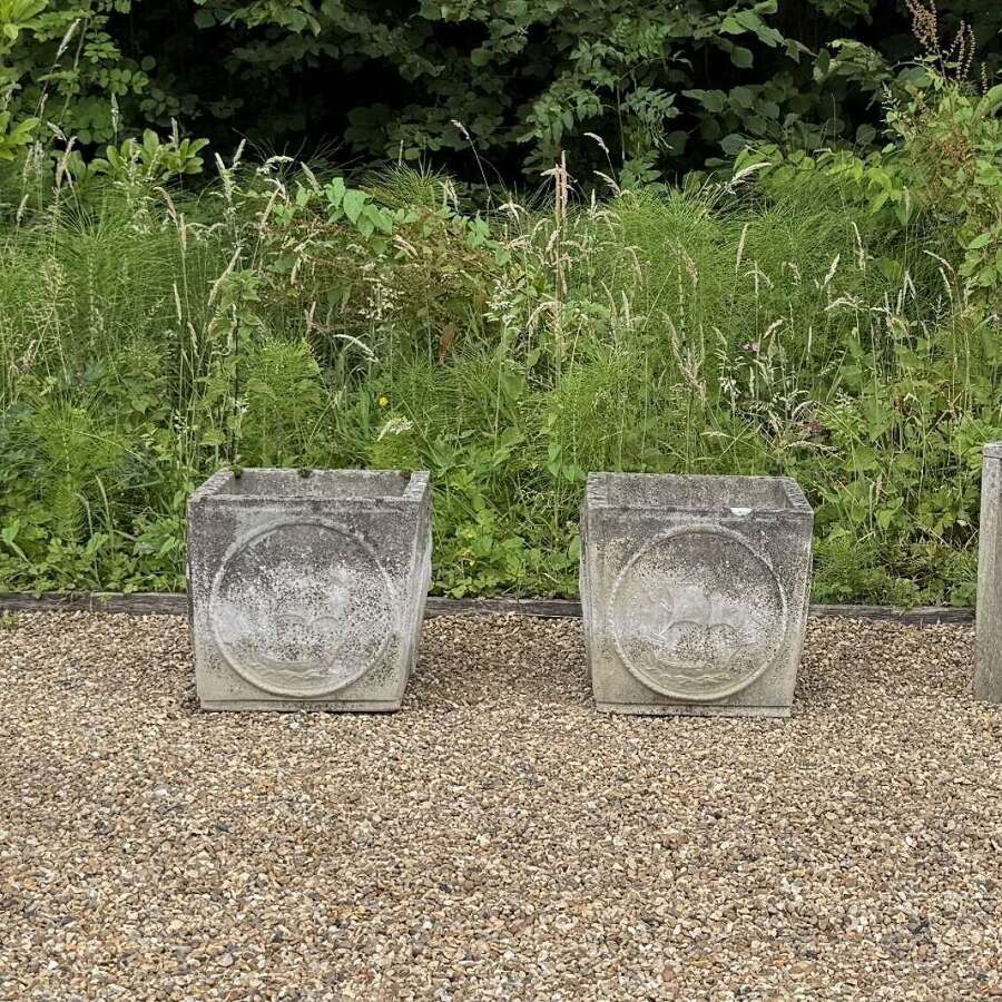 Pair of Sailing Ship Planters