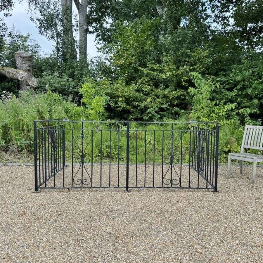 Large Iron Balcony Railing