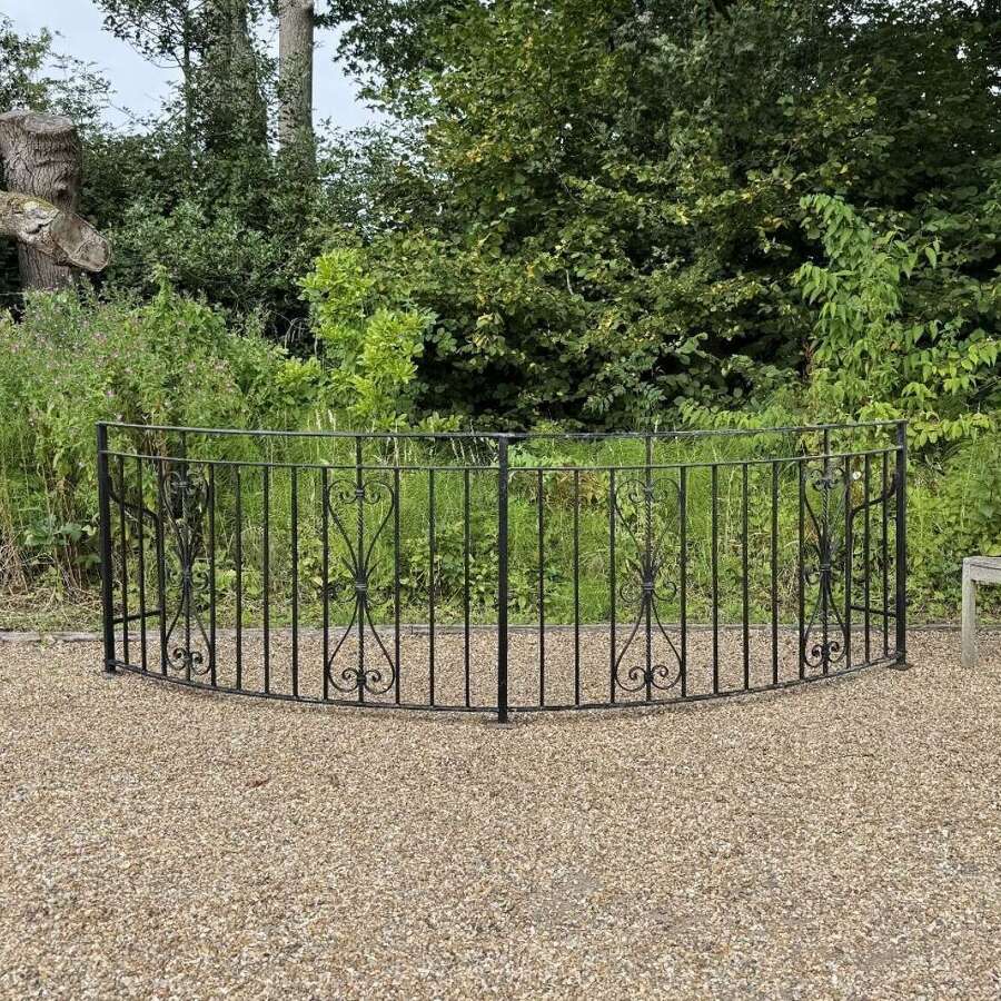 Curved Iron Railing