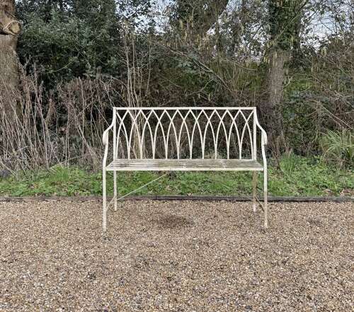 Gothic Strapwork Bench