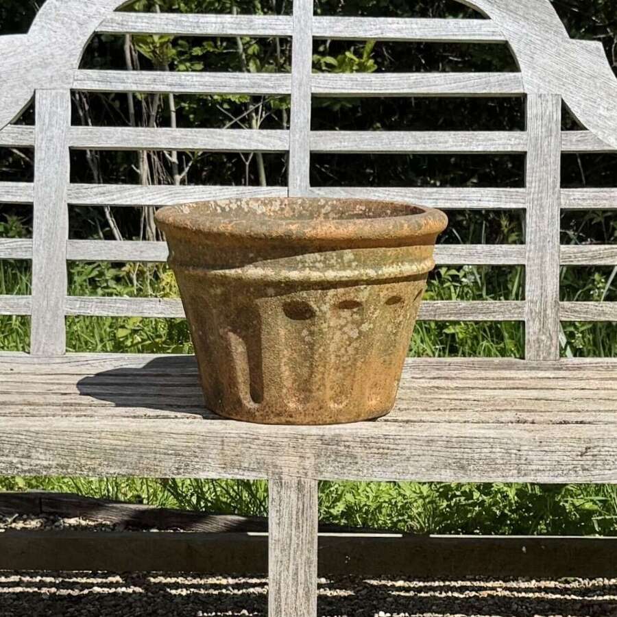 Small Fluted Terracotta Planter