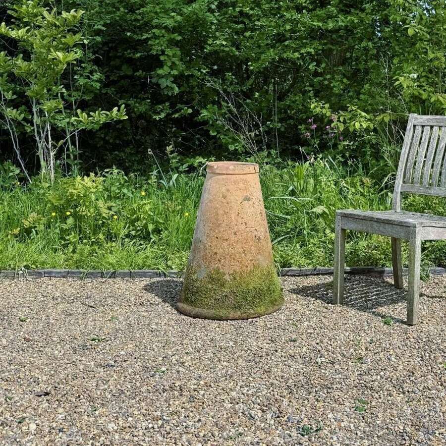 Large Antique Rhubarb Forcer
