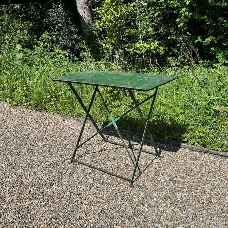 Folding French Bistro Table