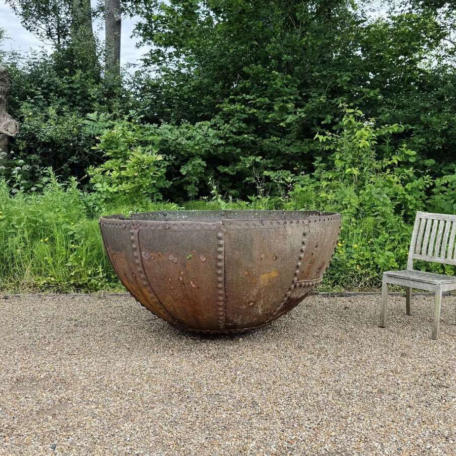 Very Large Iron Planter or Firepit