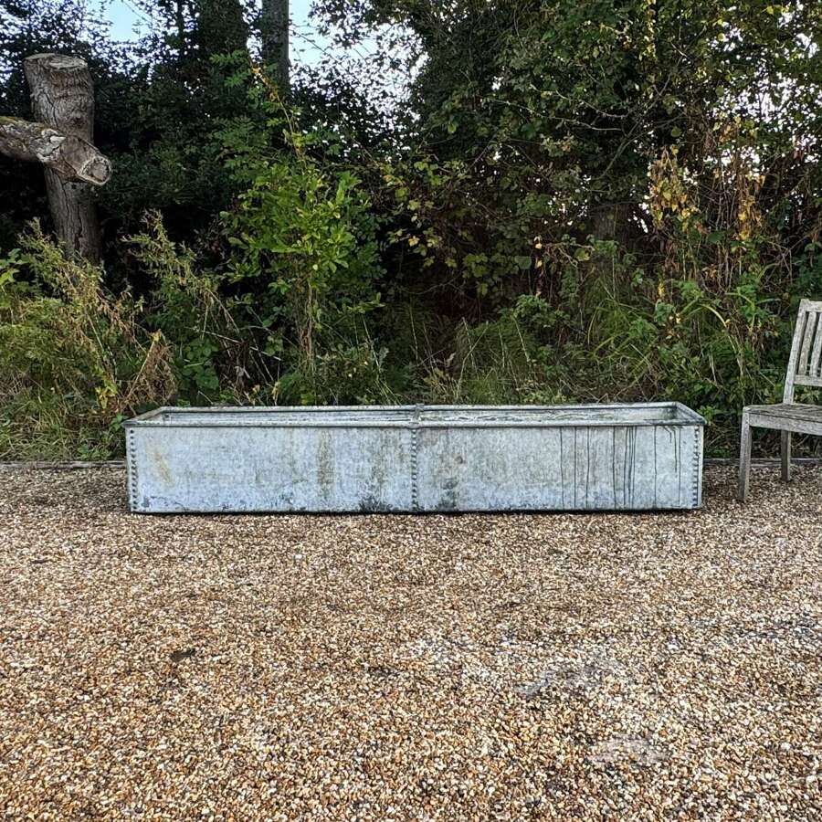 Antique 8ft Riveted Trough