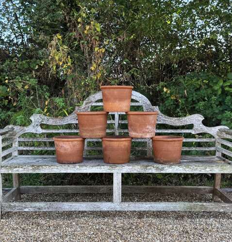 Set of 6 Italian Terracotta Pots